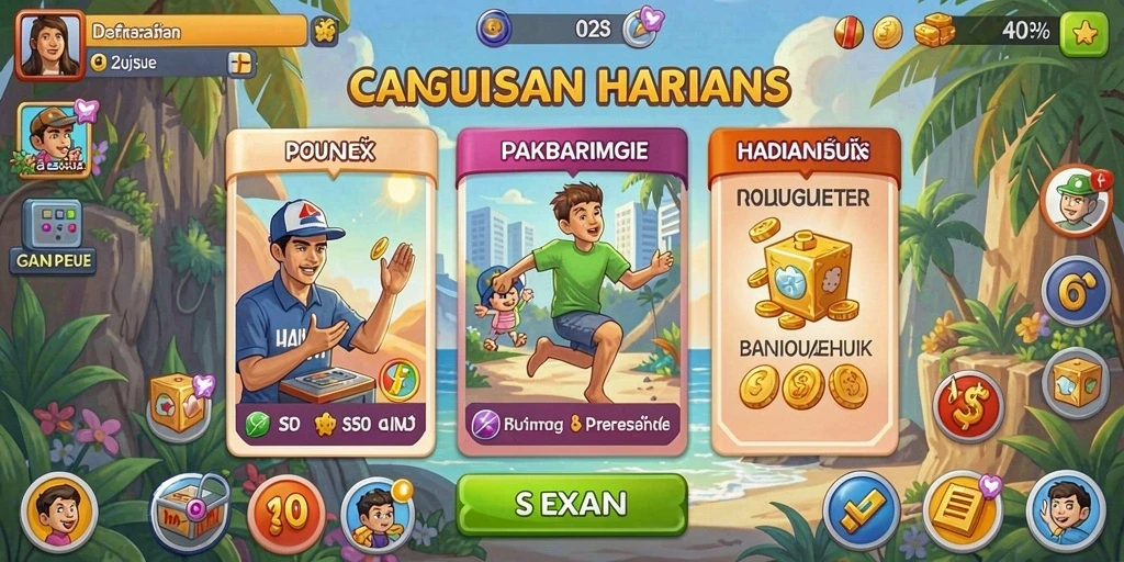 Screenshot menunjukkan karakter utama dalam pertempuran.