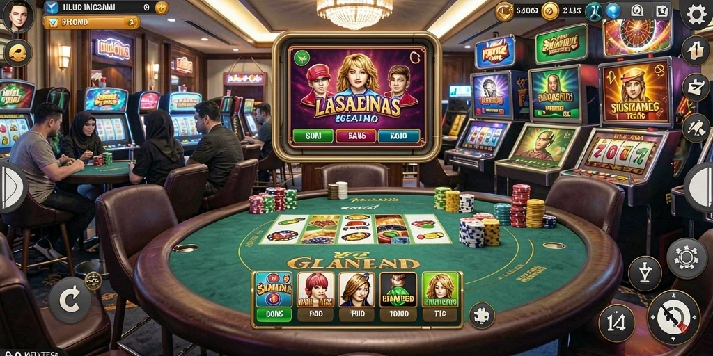 Tampilan menu utama yang menarik dan mudah dinavigasi.