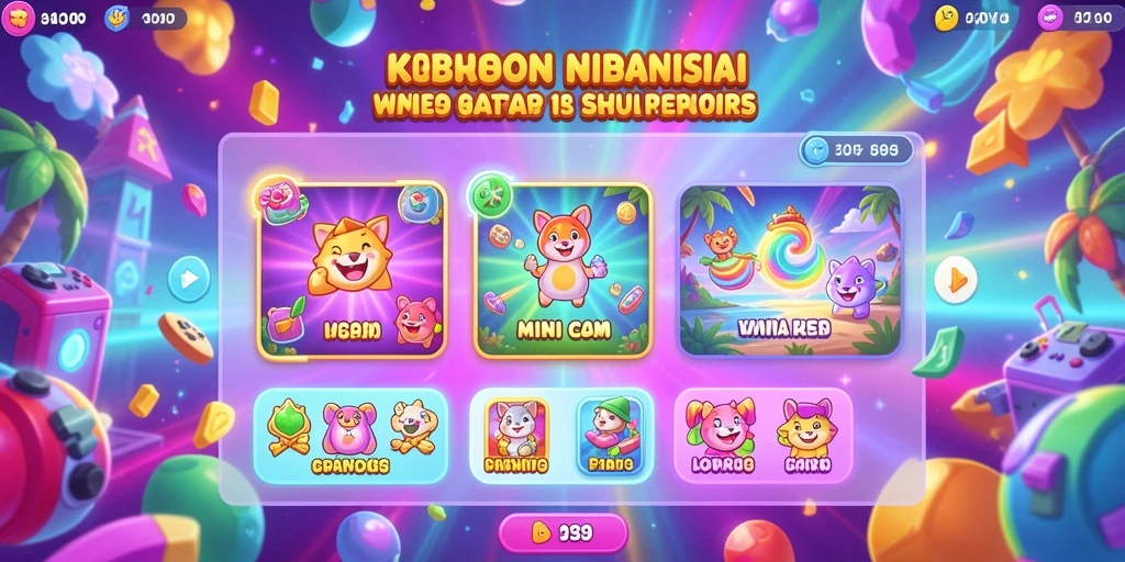 Tampilan awal NEOTOTO yang mencolok dan penuh warna.