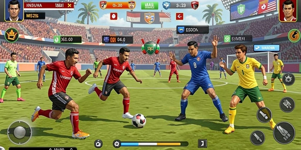 Tangkapan layar dari permainan yang menunjukkan grafik menawan.