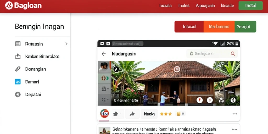 Tampilan awal game yang menarik dan penuh warna.