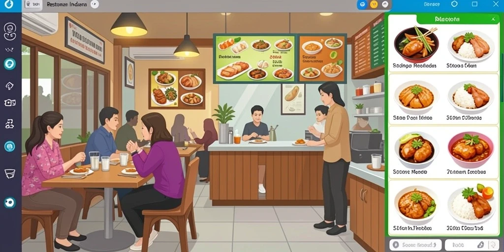 Tampilan level yang menawan dan penuh warna.