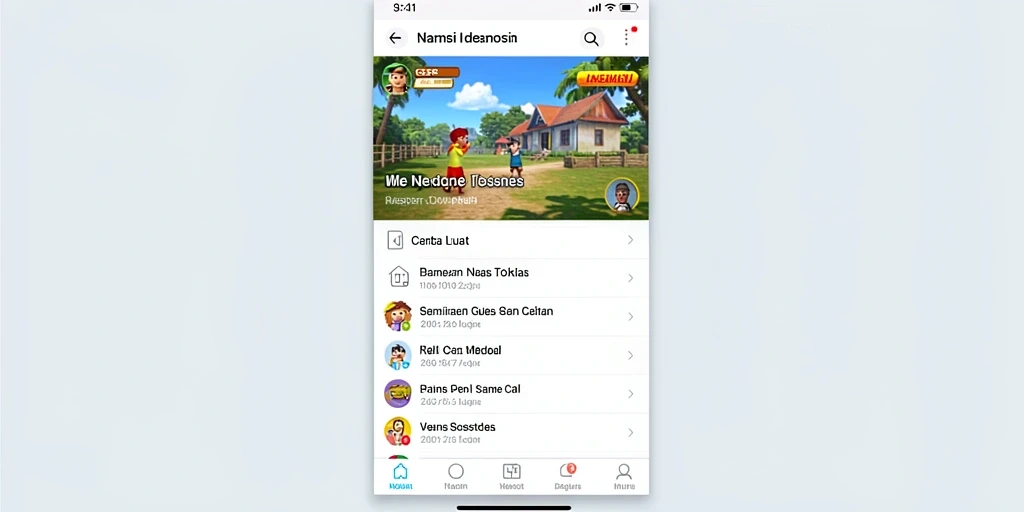 Screenshot dari tema slot yang berbeda.