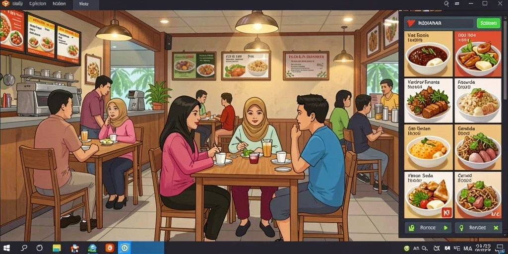Tampilan antarmuka yang menarik dan mudah digunakan.