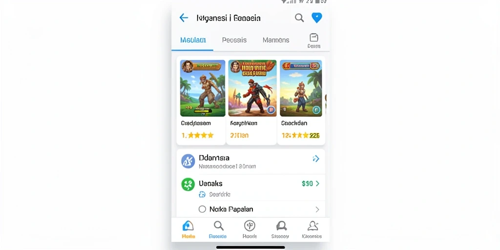 Screenshot menunjukkan antarmuka utama yang menarik.